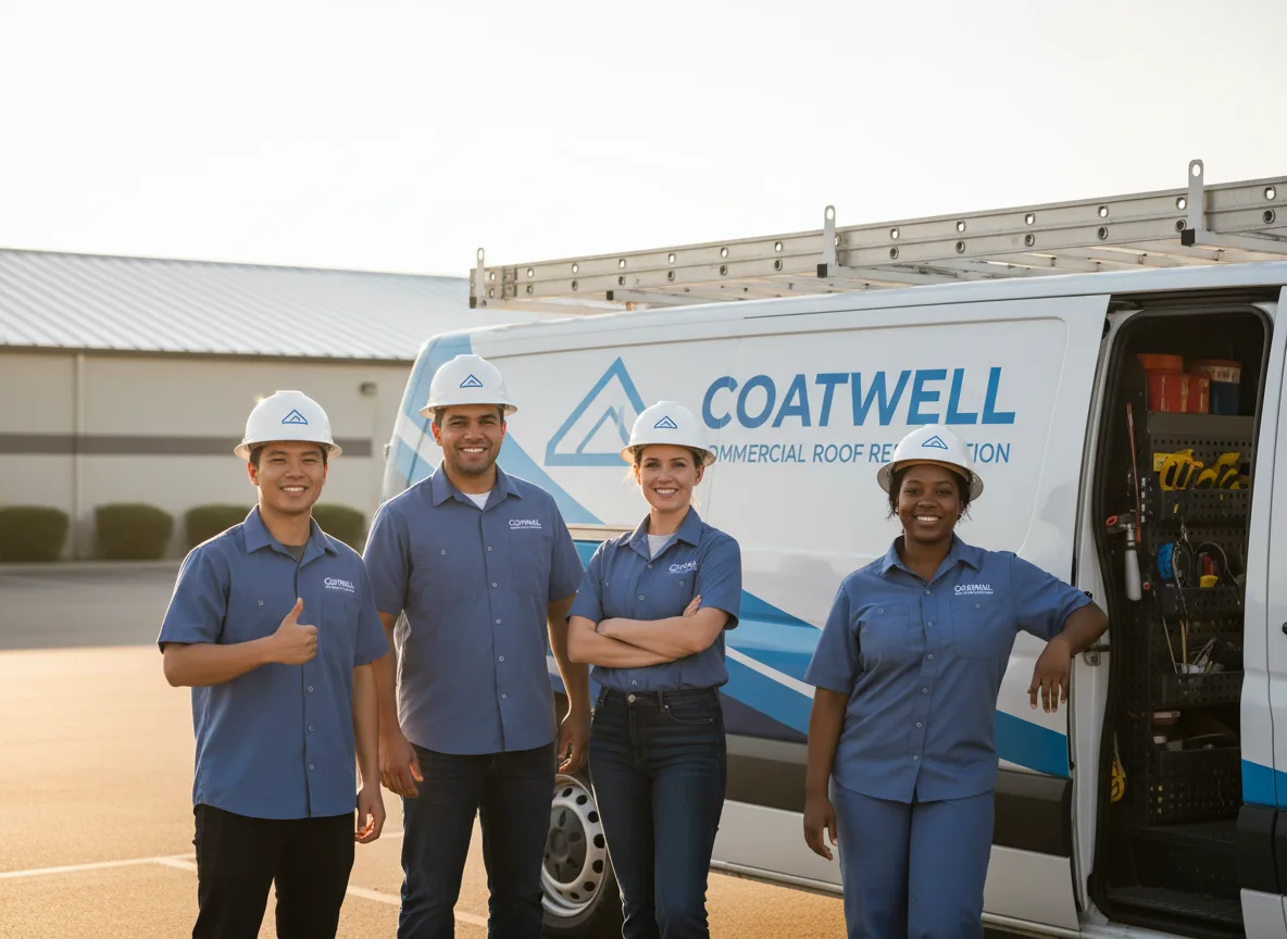Commercial roof coating company in Warrens, WI